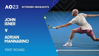 John Isner v Adrian Mannarino Extended Highlights | Australian Open 2023 First Round