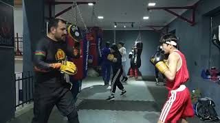 Nurlan Boxing training \u0026 Honored Coach Habil Humbatov