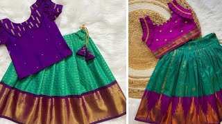 pattu pavadai designs for girls 2024