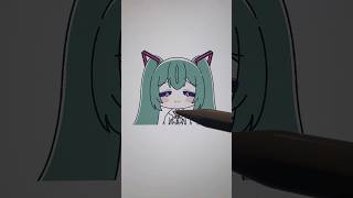 【新作】みむかｩわナイストライの初音ミクを描くことに成功した人。