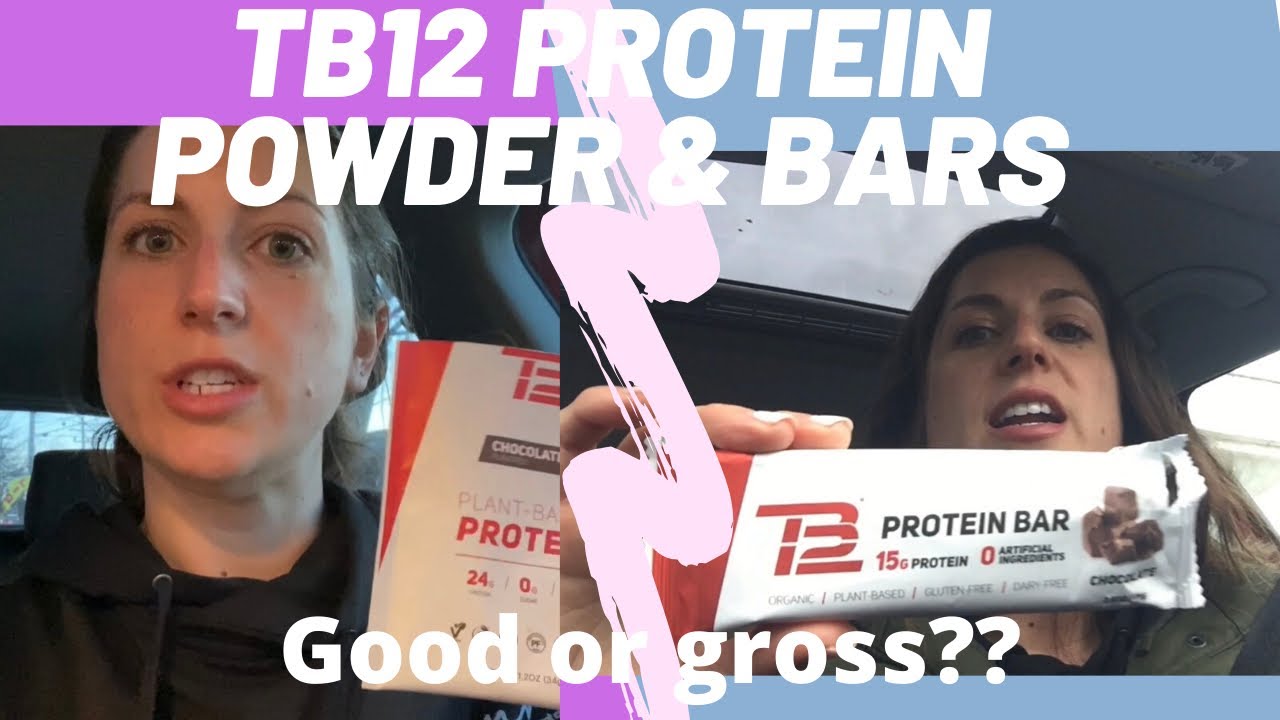 TOM BRADY'S TB12 PROTEIN BAR AND PROTEIN POWDER REVIEW- Plant Based ...