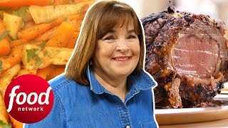 Ina Garten Cooks A Tasty English Rib Roast W/ Braised Veggies | Barefoot Contessa: Back To Basics