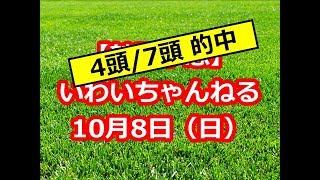 【競馬予想】 いわいちゃんねる 10月8日（日）