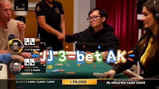 好多3-BET 4-BET!这桌子也太凶了吧 传奇扑克高额桌6