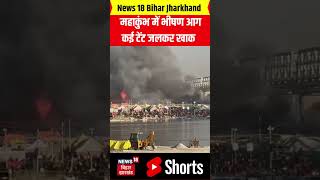 #shorts : महाकुंभ में भीषण आग, कई टेंट जलकर खाक | Breaking News | Prayagraj