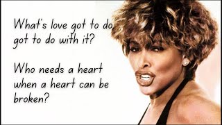 Tina Turner - What's Love Got to Do with It (1984) - Lyrics