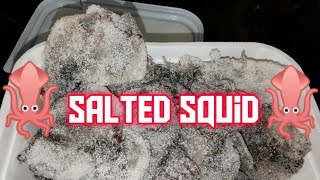 HOW TO - Salting squid