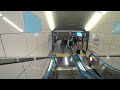 【4k乗換動画】東京メトロ　中野駅　東西線―中央線快速（東京方面）乗換え