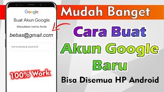 Cara Mudah Buat Akun Google Baru