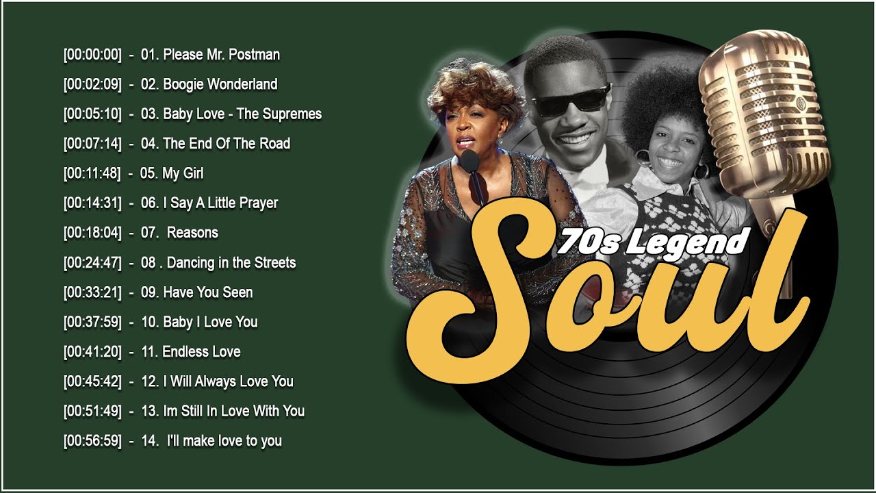 The 100 Greatest Soul Songs 🎶 Soul Of The 70s Playlist 🎶 Soul Music ...