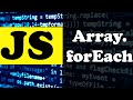 Array .ForEach  Method Explained || Javascript Tutorial