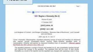 Reading Cases Guide
