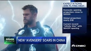 'Avengers: Endgame' China premiere brought in over $107 million in ticket sales, beating records