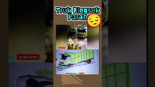 Truk ringsek parah #shorts #truck #drawing #fyp #viral  #berandayoutube #like #cara #yt #shortsfeed