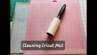 Easy Cleaning Cricut Mats in Between Washing Them, Fast Way To Remove Fabric From Cricut Mats,