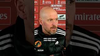 'Anthony Martial is NOT available. Luke Shaw and Fred are questions for tomorrow' | Erik ten Hag