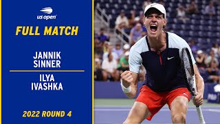 Jannik Sinner vs. Ilya Ivashka Full Match | 2022 US Open Round 4