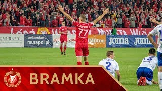 Widzew Łódź - Błękitni Stargard 1:0 - Bramka Konrada Gutowskiego