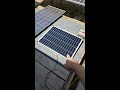 testing the harbor freight 100 watt solar panel