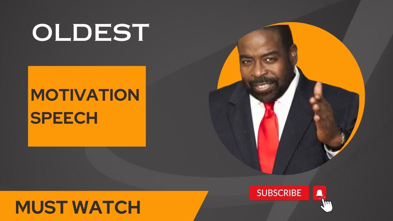 Les Brown S Oldest Motivational Speech Youtube