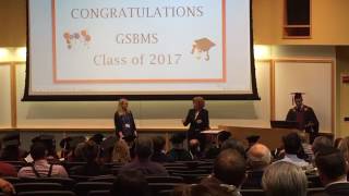 NYMC Graduate School of Basic Medical Sciences (GSBMS) Class of 2017 Award Ceremony