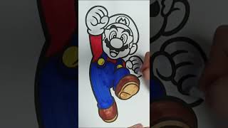 Super Mario Coloring Pages, Nintendo, Mario bros painting #shorts