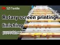 Rotary screen printing finishing| how to printing in fabric?| #shorts