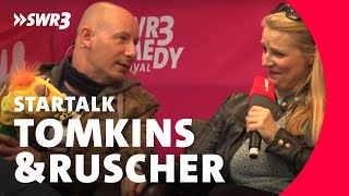Barbara Ruscher & Benjamin Tomkins im Live-Talk – SWR3 Comedy Festival 2017