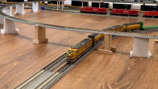 N Scale Trains - Union Pacific GETEL 4500 (ScaleTrains) and EMD45 (Kato)