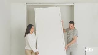 Elfa Assembly Instructions: Elfa Top hung sliding doors Artic, Estetic, Forma