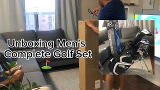 Unboxing a brand new set of Right Handed Powerbilt PTX 2.0 Men’s Golf set