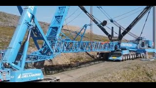 Liebherr LTM 1750 in ride and rigging, lifting projects, bridge lifting, and relocation.