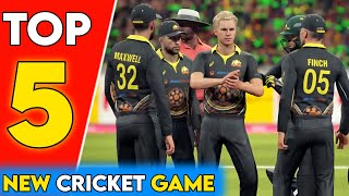 Top 5 Best Cricket Games For Android | High Graphics New Cricket Games 2021