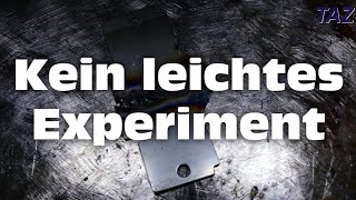 Schafft unser Wikinger zwei Cuttermesser Klingen zusammenzuschweißen?