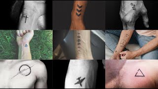 Minimalist tattoos for men / Trending & Small Tattoos / Simple Mini Tattoos For Men (2022)