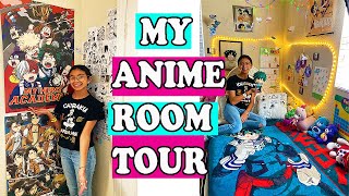 My Anime Room Tour Makeover 2021+My Aesthetic Anime Room 2021.