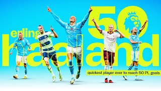 Every Premier League Goal ️⚽️ | Erling Haaland | Fastest player to 50 Premier League goals EVER!