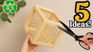 Transforming Cardboard & Jute♻️😱 5 GENIUS Recycling Ideas That Will Amaze You!