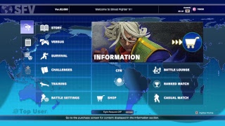 Street Fighter V Main Menu Video Tutorial