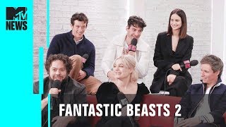 'Fantastic Beasts 2' Cast on Script Surprises & Pick-Up Lines | MTV News