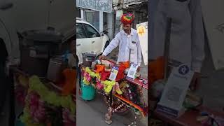 Beautifully Decorated His Cycle and Selling Masala Papad #shorts