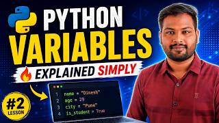 🚀 Python Variables Explained Simply | Learn Python Variables for Beginners #2