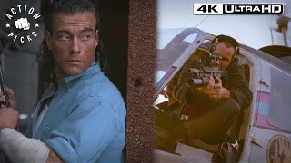 Jean-Claud VS Machine Gun Helicopter | Hard Target 4k HDR