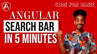 Search Filter Angular Tutorial | Simple Search Filter | 2022