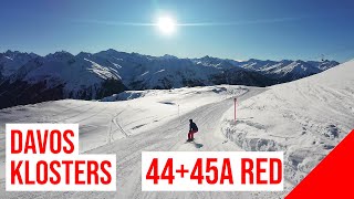 Davos Klosters (Parsenn), 44+45a 🔴 RED - ROT #1 (Schwarzseealp) 🇨🇭