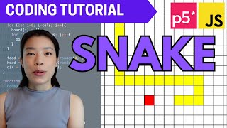 p5.js Coding Tutorial | Snake Game
