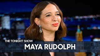 Maya Rudolph Spills on Her Dinner with VP Harris, Loot and Disenchanted (Extended) | Tonight Show
