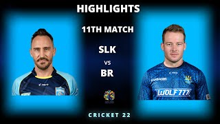 SLK vs BR 11th Match CPL 2022 Highlights | SLK vs BR Full Match Highlights | Hotstar | Cricket 22