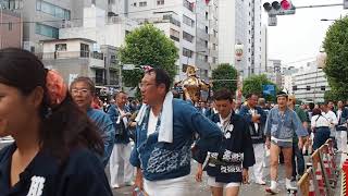 波除神社　つきじ獅子祭　宮神輿渡御　2018.6.9