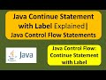Java Continue Statement with Label Explained| Java Control Flow Statements | Java Tutorial